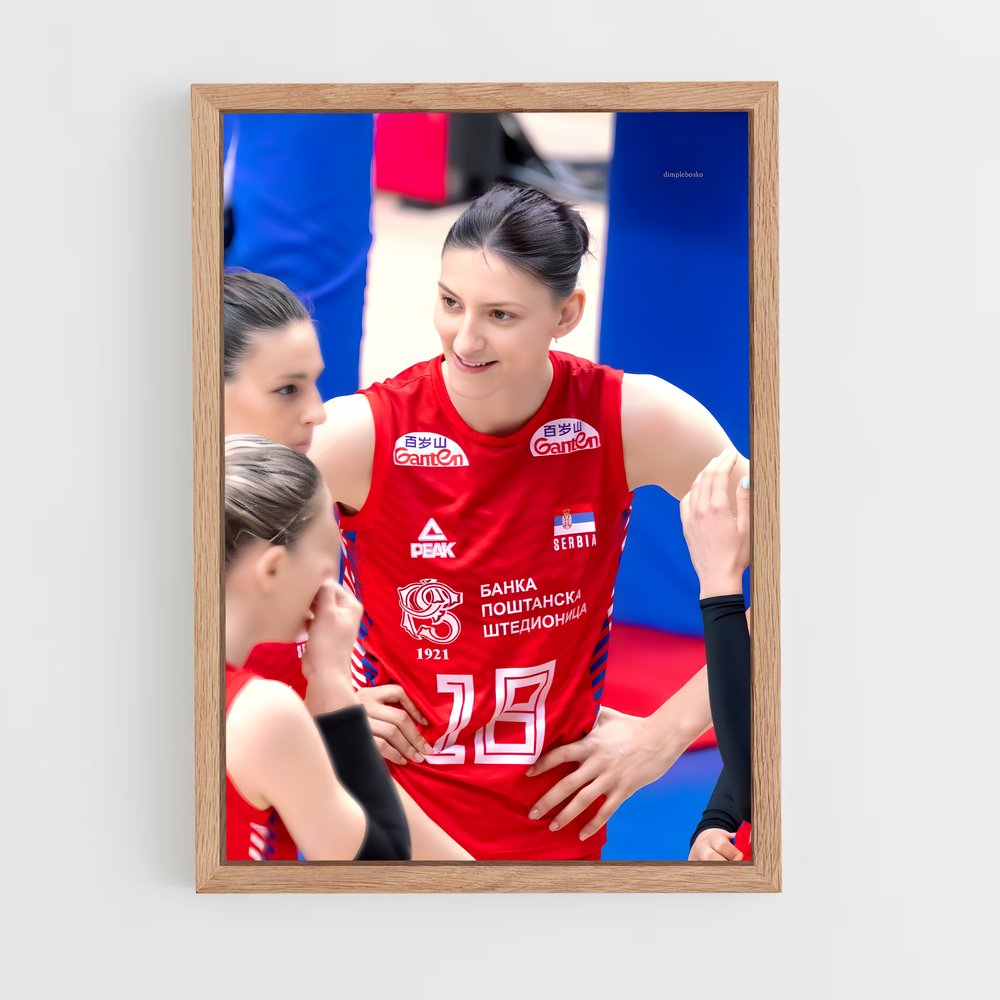 Poster Stratégie Éclair – affiche Volleyball (vue 4)